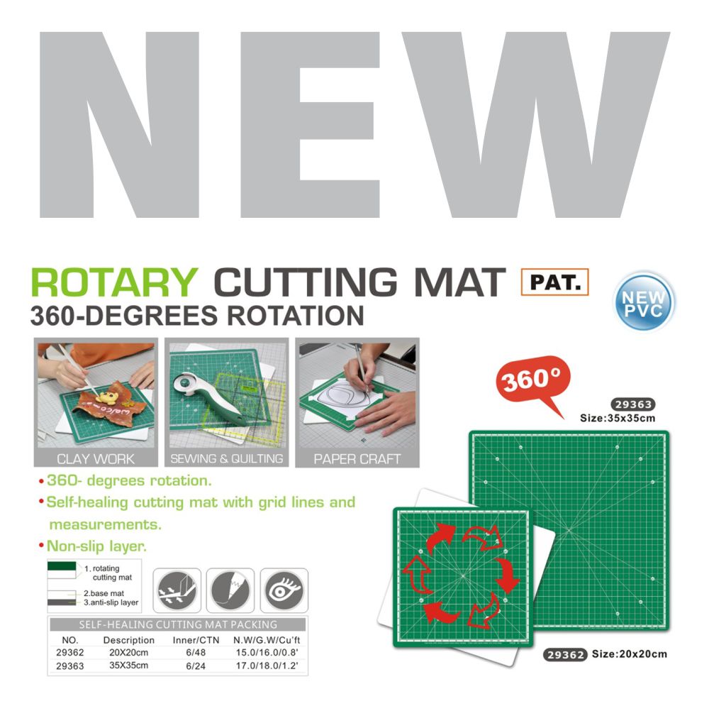 14 inch Square Rotating Cutting Mat